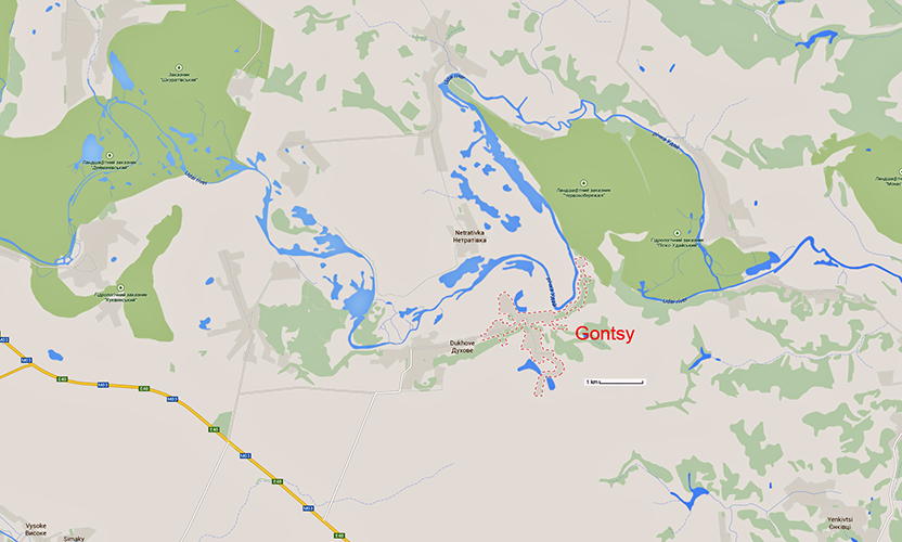 Map of Gontsy