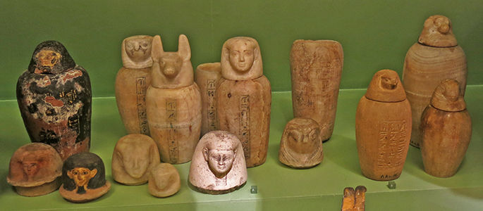 canopic jars