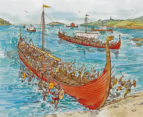 Viking ships