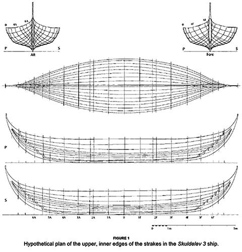 viking longship diagram