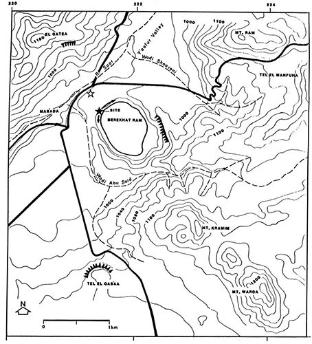 Berekhat Ram map