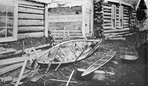 Construction of Kayak-Form Canoe of the lower Yukon
