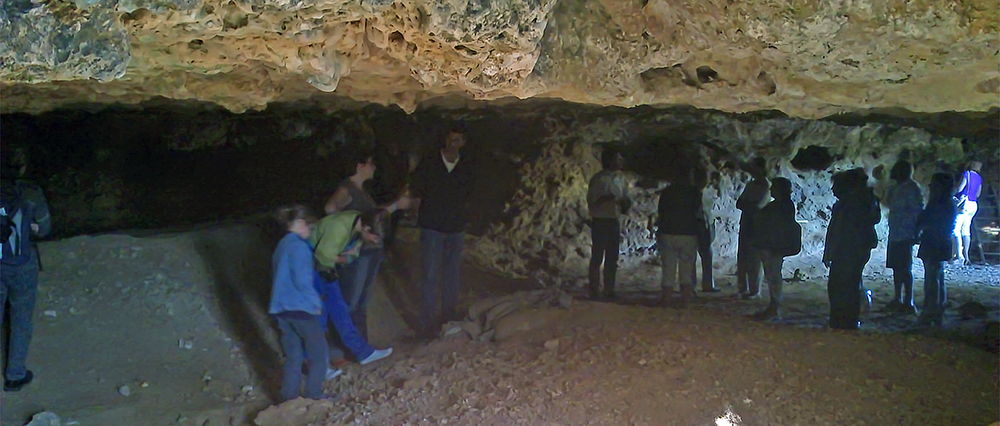 entrance to la grotte de la Marche
