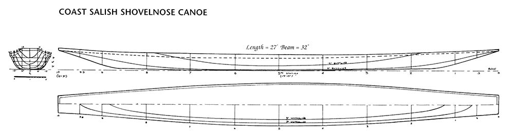 Coast Salish Shovelnose Canoe