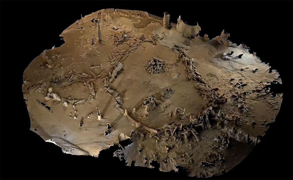 bruniquel 3D structures