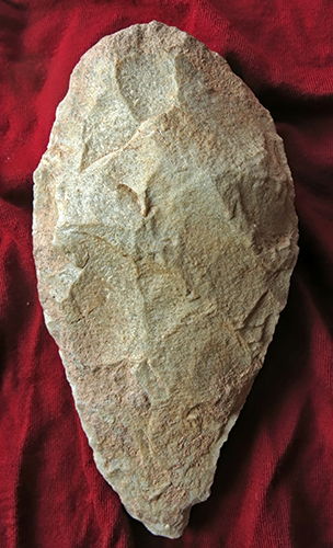 Acheulian handaxe from North Africa