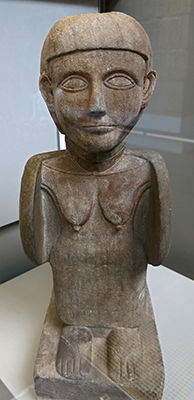 Female Ba-bird statue