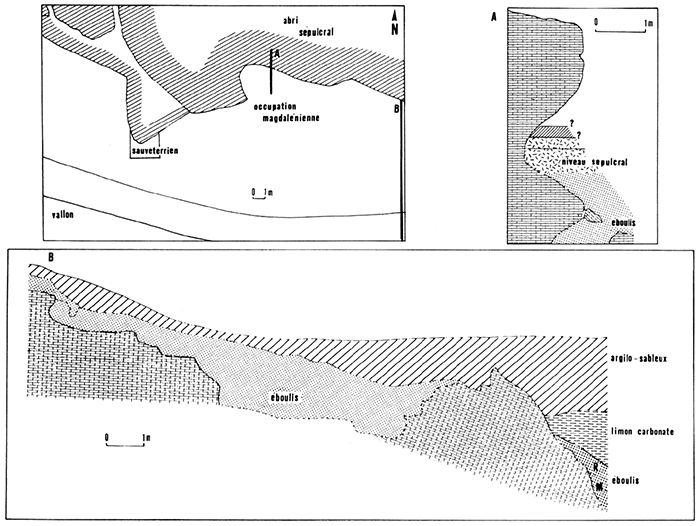 Moulin du Roc plan and section