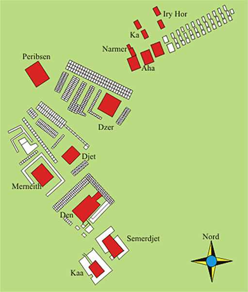 first dynasty tomb arrangement 