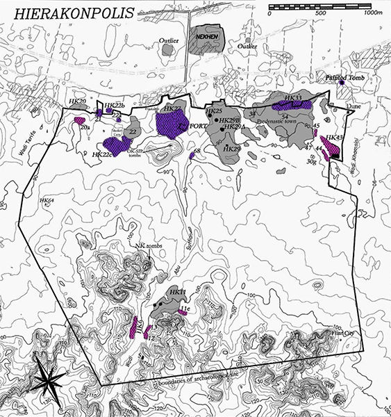 hierakonpolis map