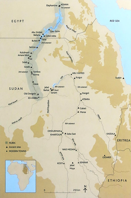 map of Nubia