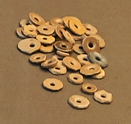 ostrich shell beads