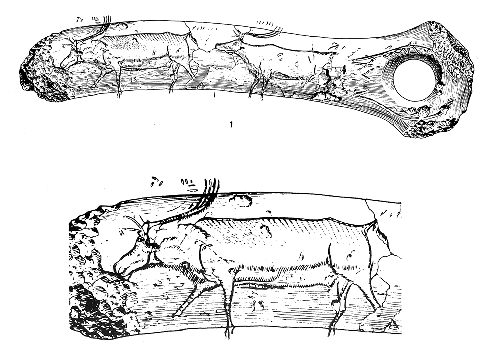 Petersfels antler tool