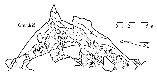 Gudenushöhle plan