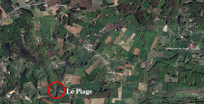 le Piage map