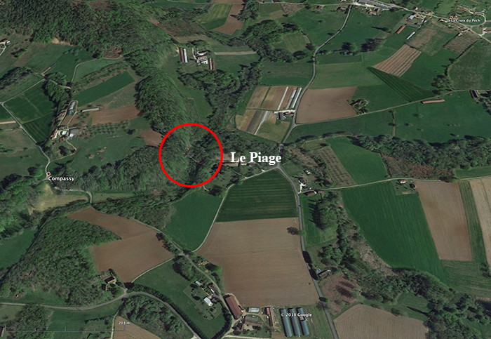 le Piage map