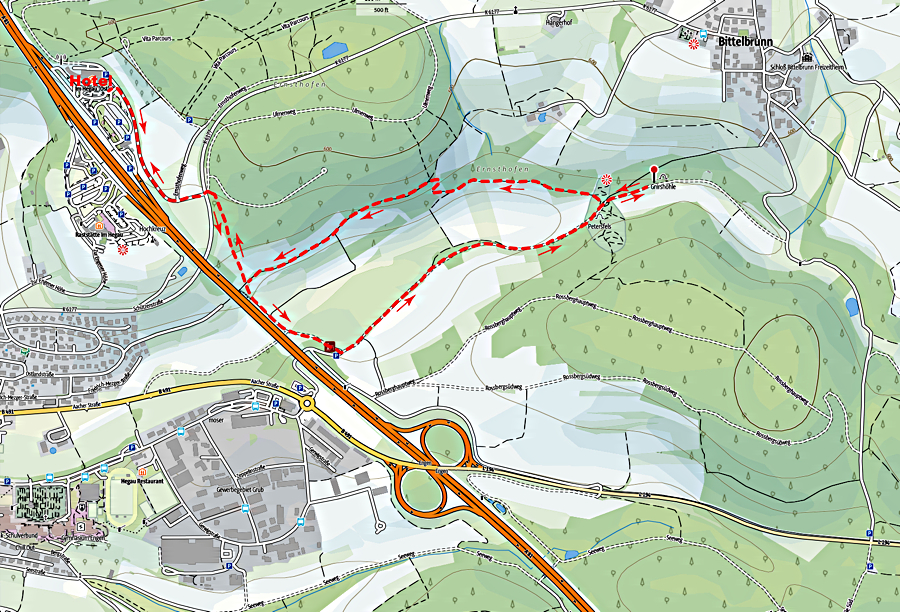 Petersfels map