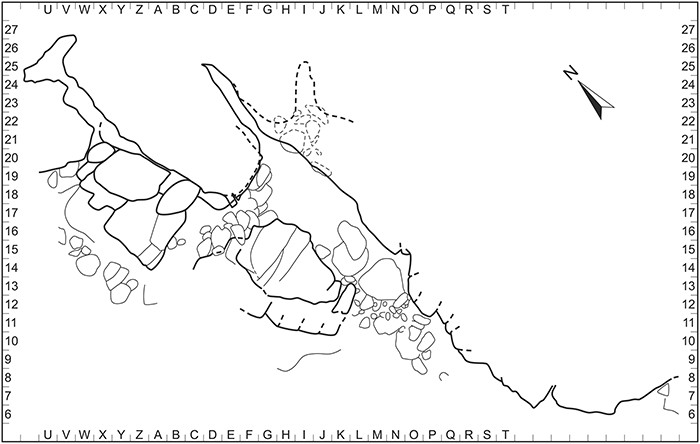 Combe Saunière plan