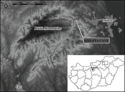 szeleta cave plan location 