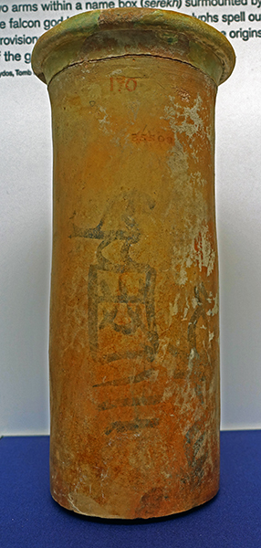 jar with ink inscription of King Ka