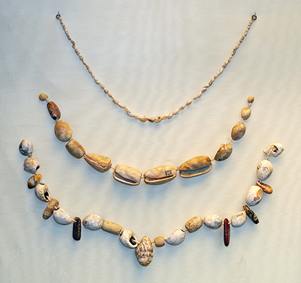 Badarian necklaces