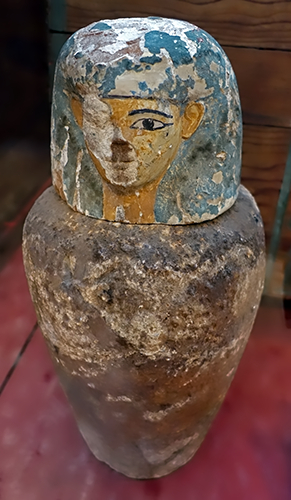 Canopic jars of  Gua