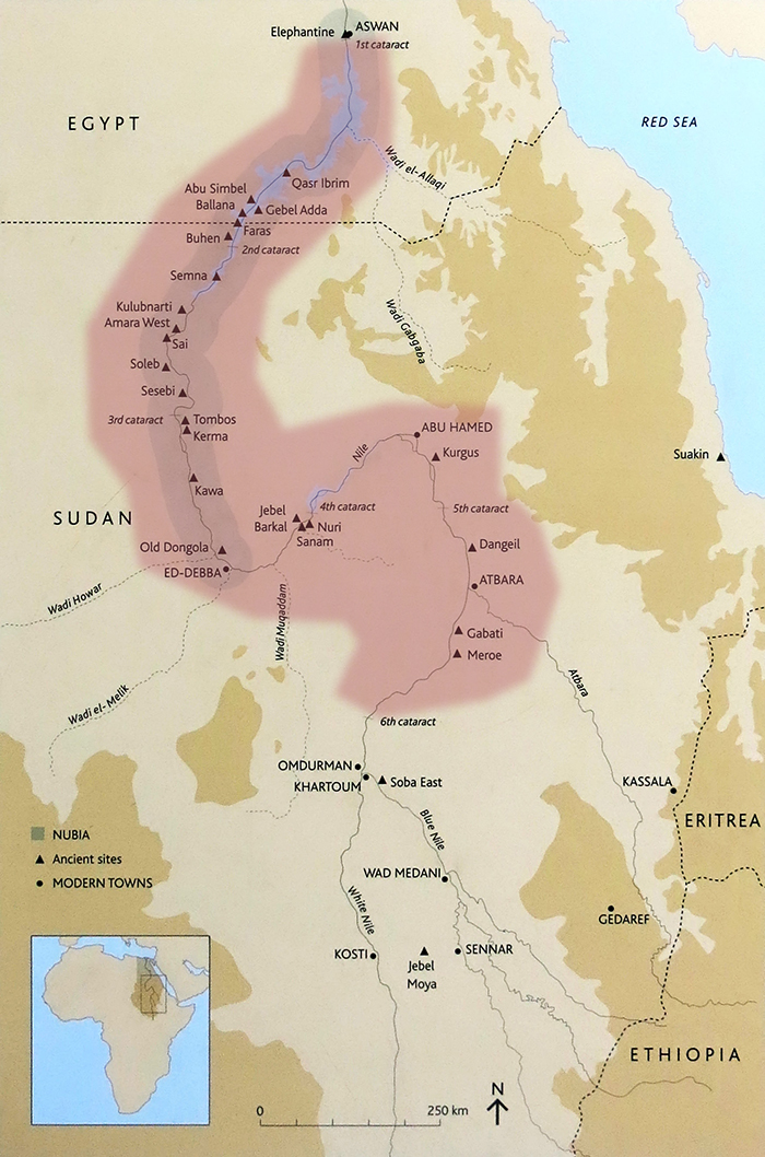 map of Nubia