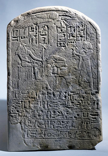 Sandstone stela of Usersatet