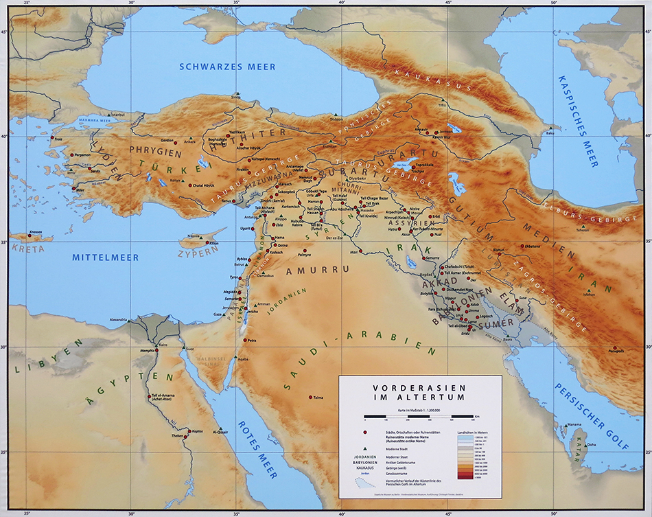 assyrian empire map