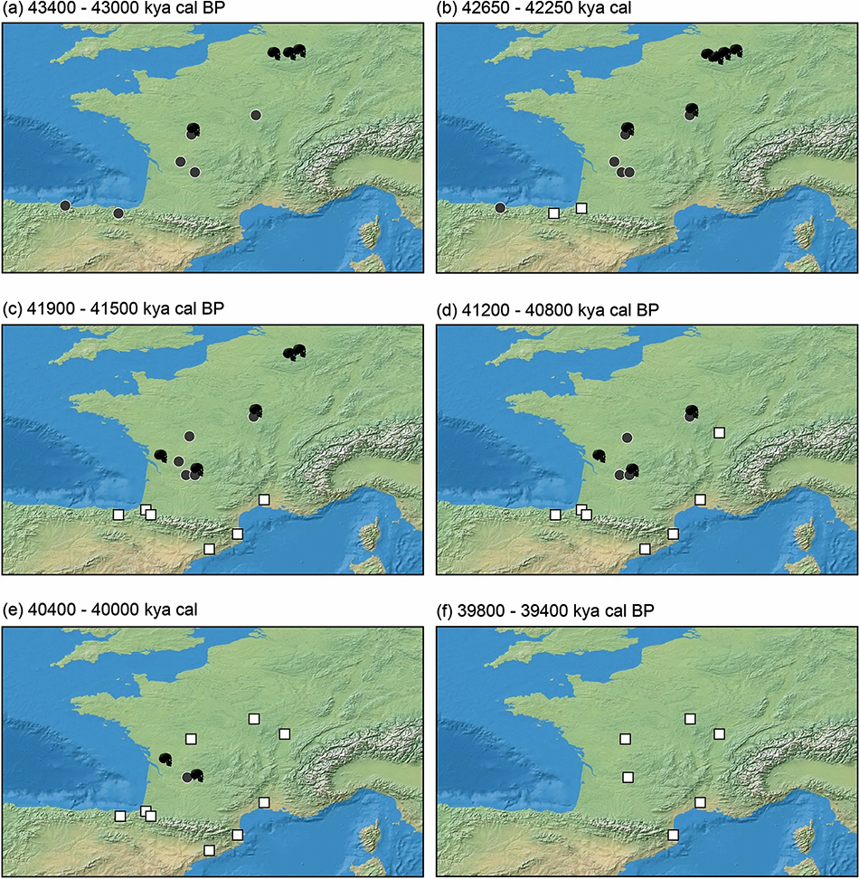 neandertal map