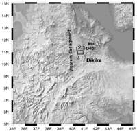 aerial map dikika