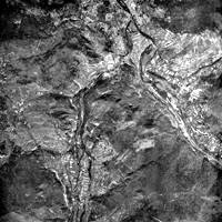 aerial map Niaux