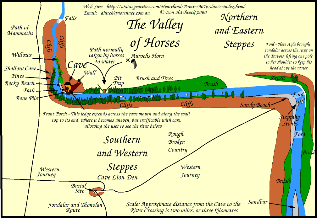 Map of the Valley of Horses